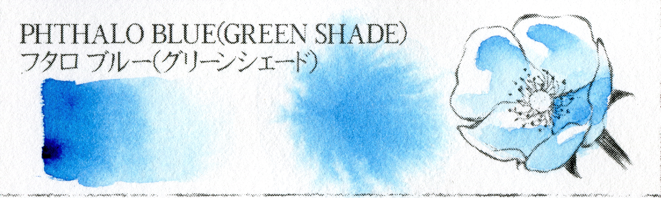 PHTHALO BLUE(GREEN SHADE) (フタロ ブルー(グリーンシェード))